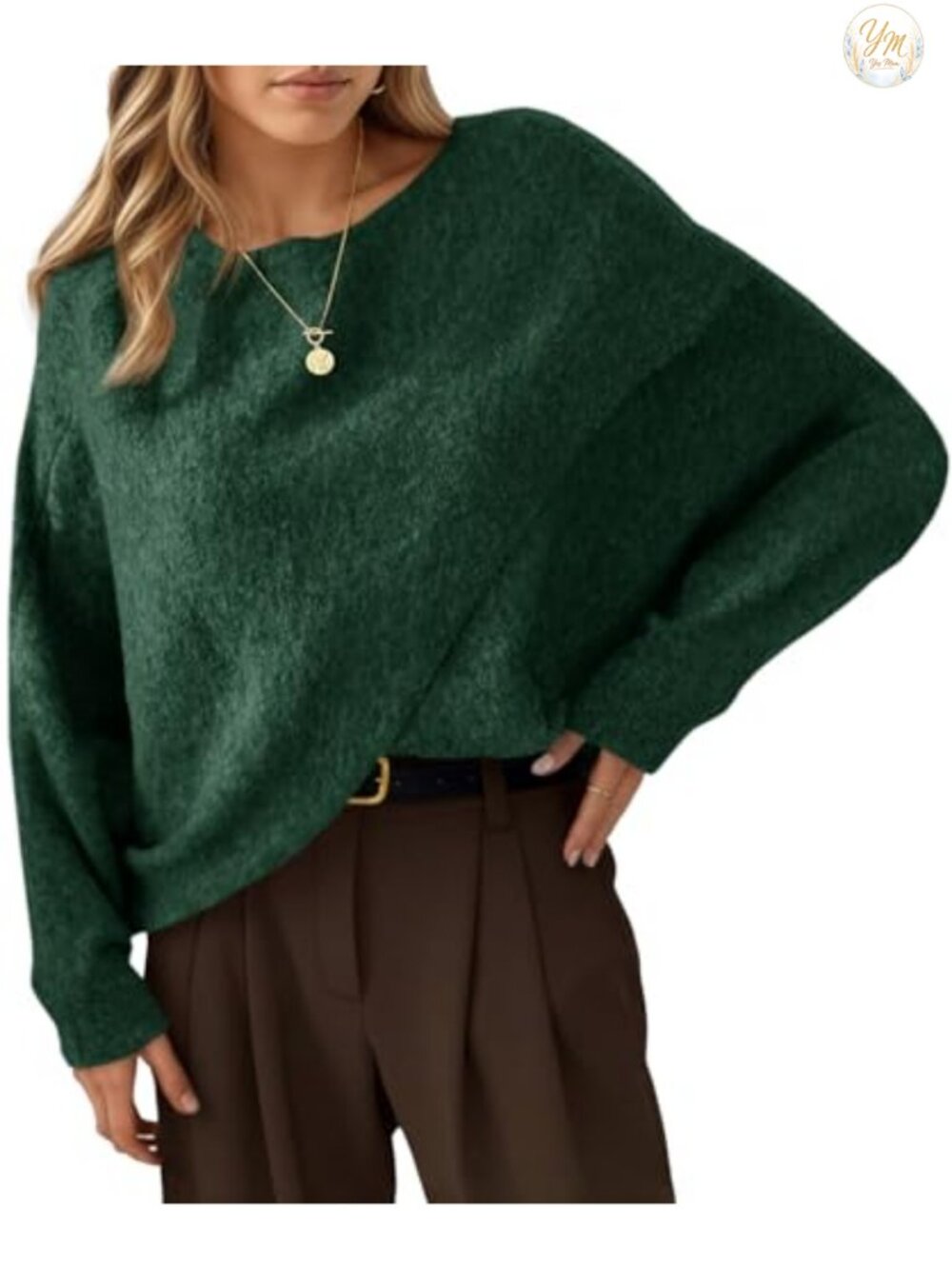 Oversized Batwing Poncho Sweater Asymmetrical Knit Pullover